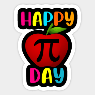 Happy Pi Day Math Teacher boys girls Pi day Sticker